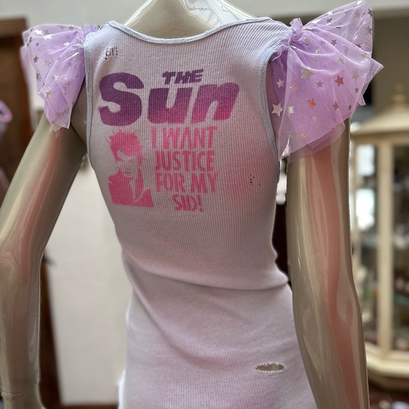 SID VICOUS I want Justice for my Sid! Punk rock graffiti distressed Tank top M - Picture 10 of 15